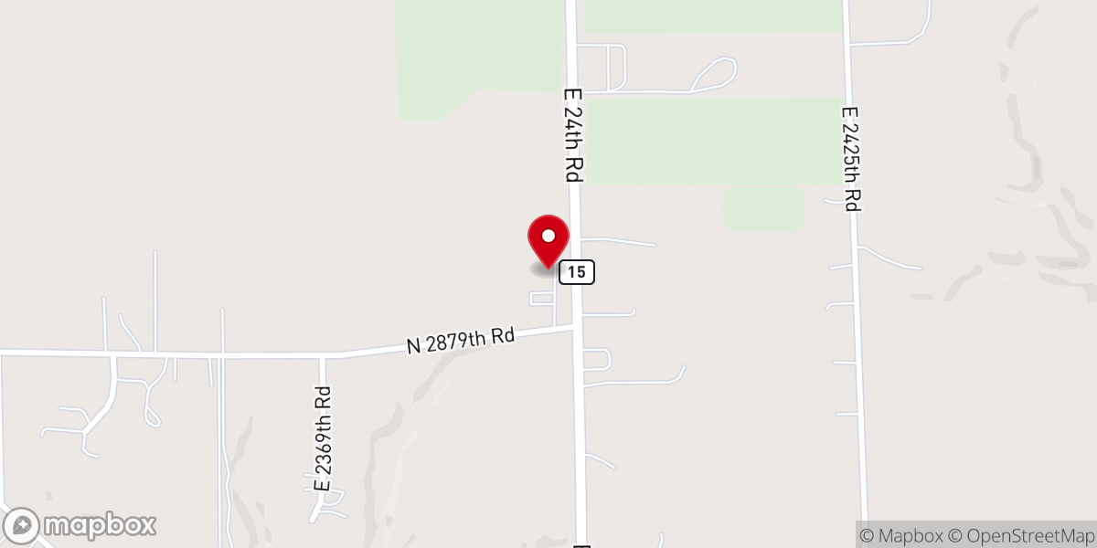 Map showing location of First Church of God