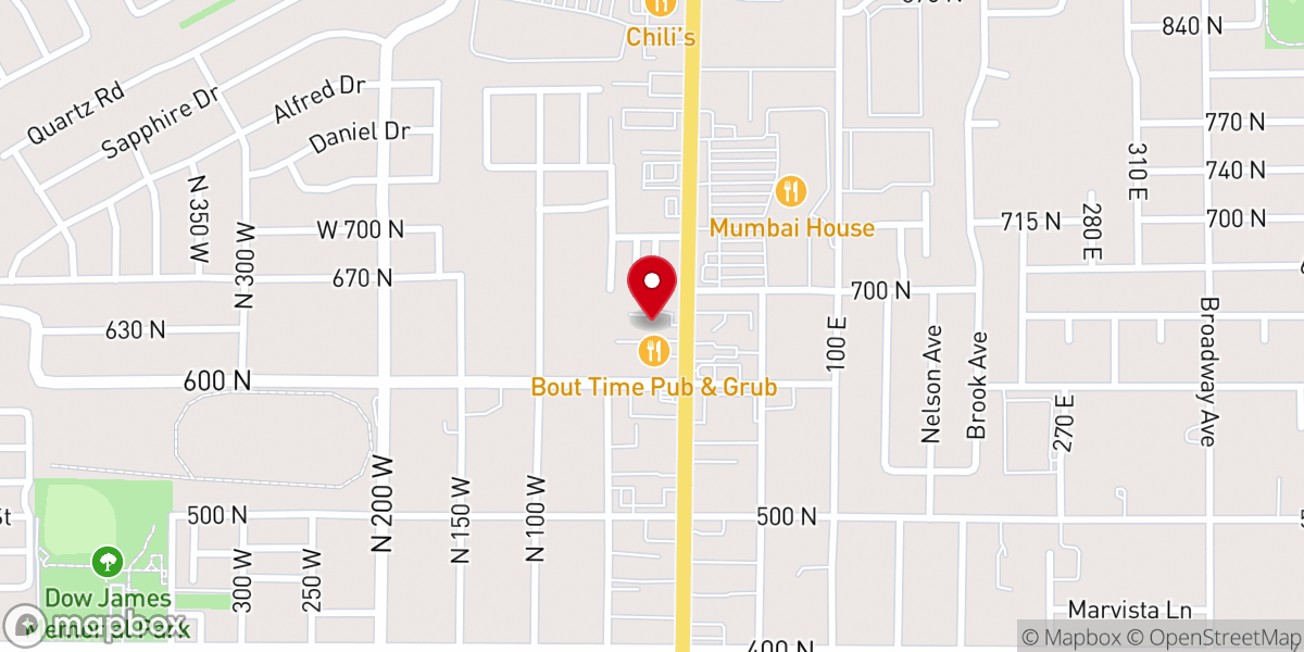 Map showing location of Berean Full Gospel Church