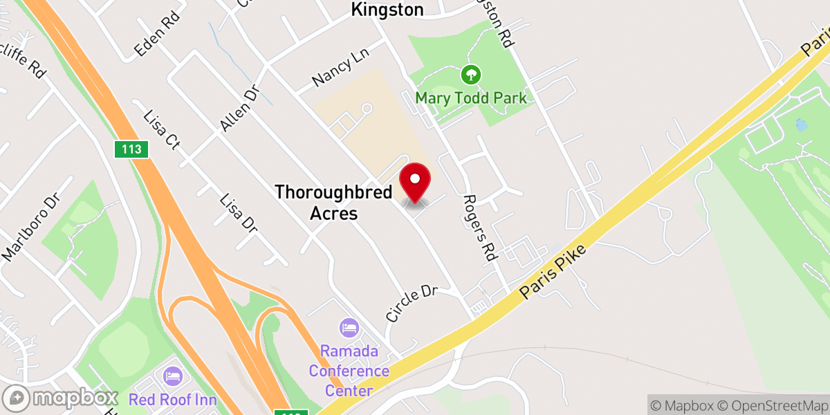Map showing location of FaithPointe Church