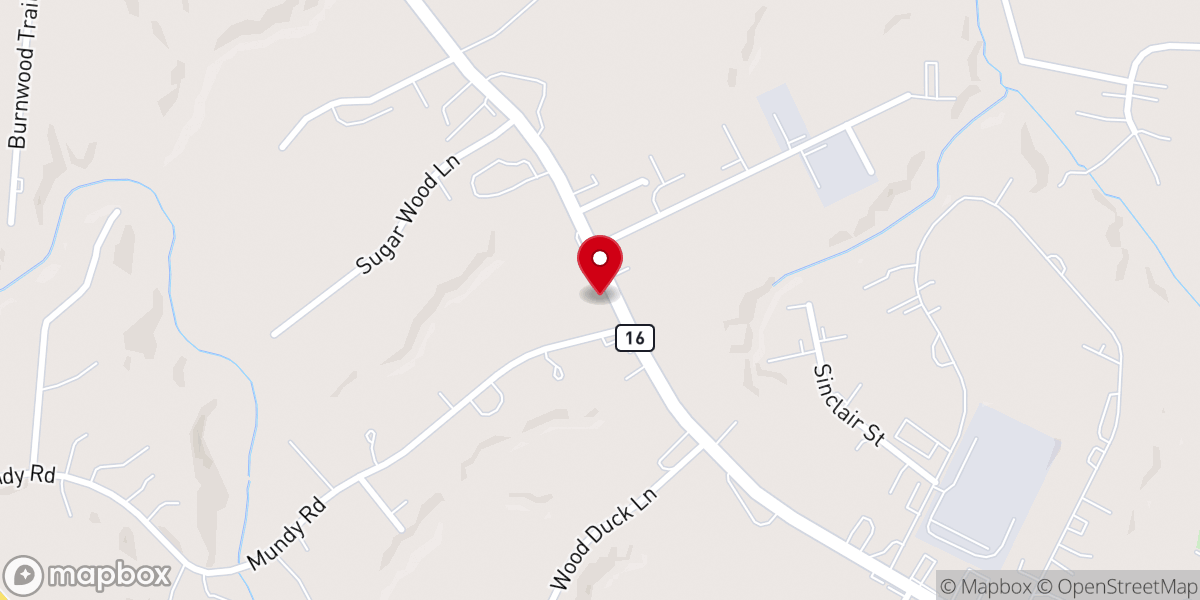 Map showing location of Mundy House and History Center of Eastern Lincoln County