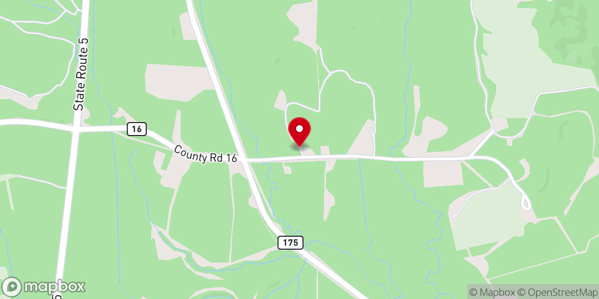 Map showing location of Marietta Church
