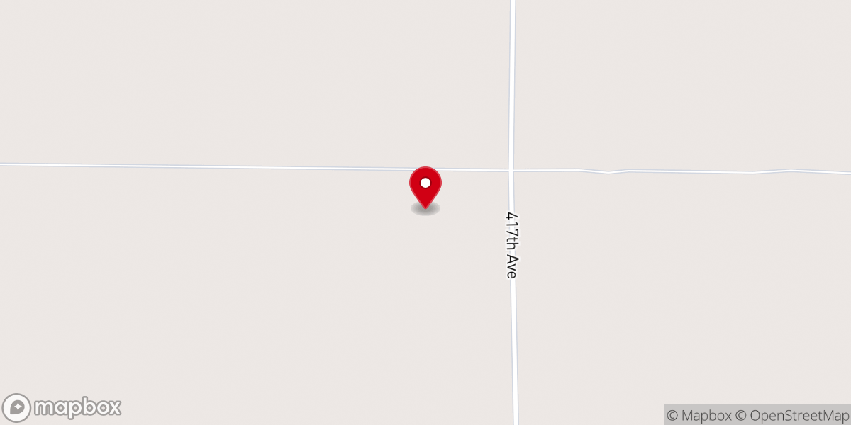 Map showing location of Almond Branch