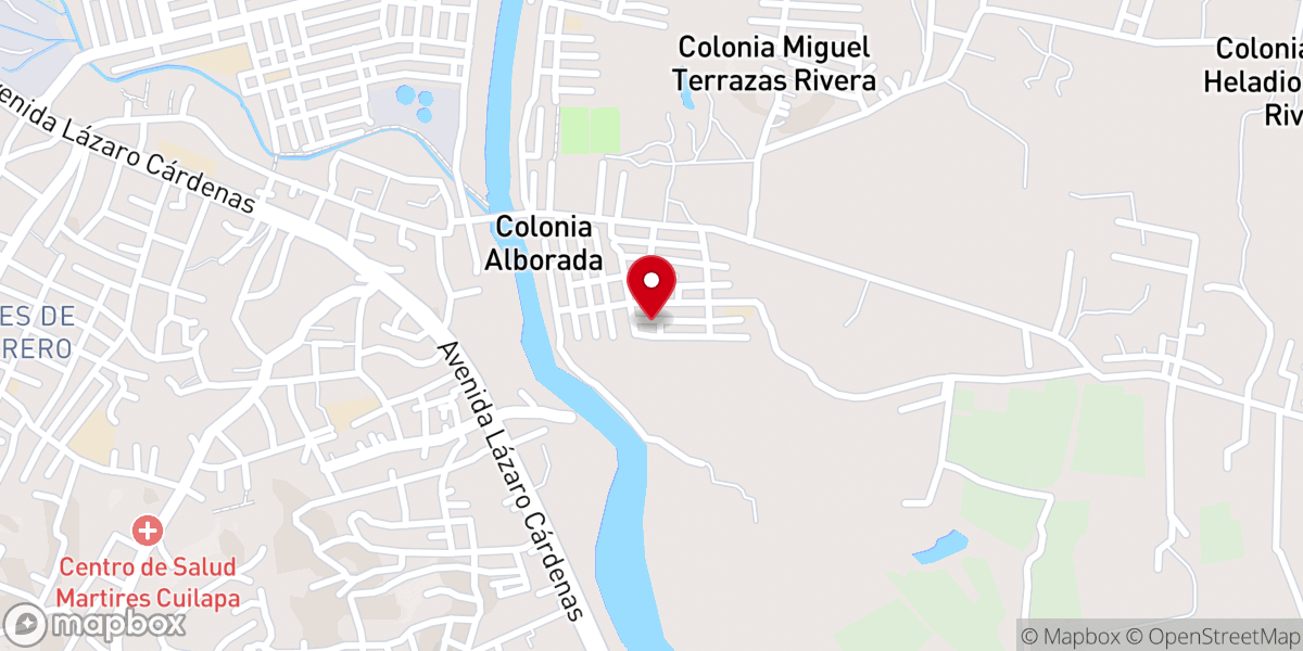 Map showing location of Iglesia Bautista fundamental independiente la Barca