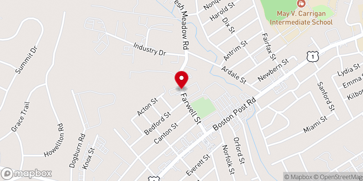 Map showing location of West Haven Church of God