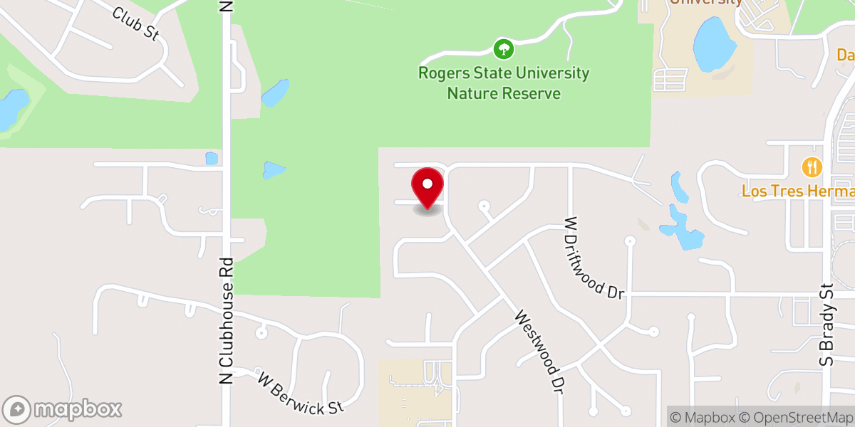 Map showing location of Home of Hope