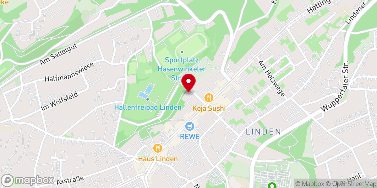 Map showing location of Evangelisch-Freikirchliche Gemeinde Bochum-Linden