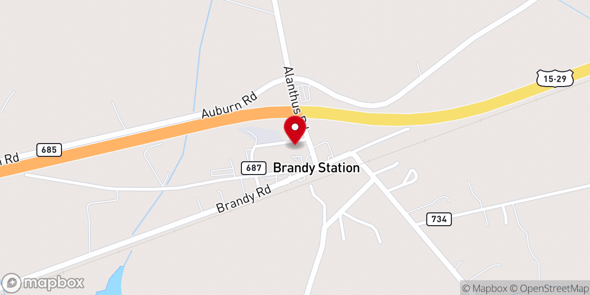 Map showing location of Christ Episcopal Church