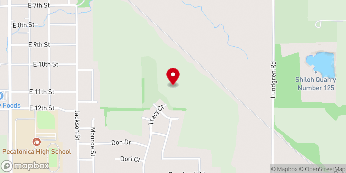 Map showing location of Illinois Vipassana Association