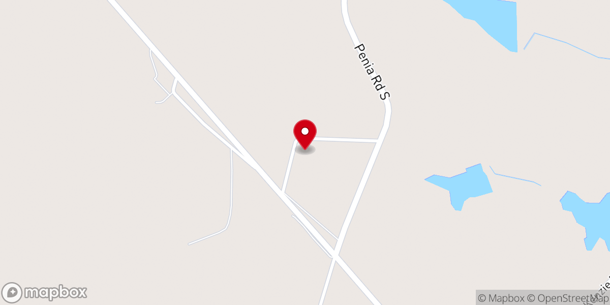 Map showing location of Emmous Church