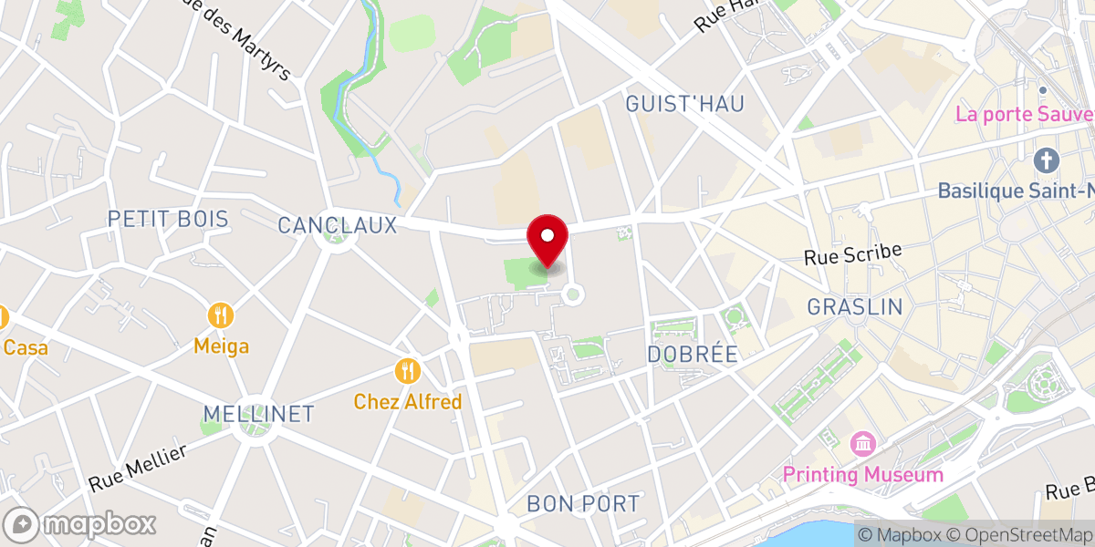 Map showing location of EHPAD Notre-Dame de Charité (Groupe VYV)