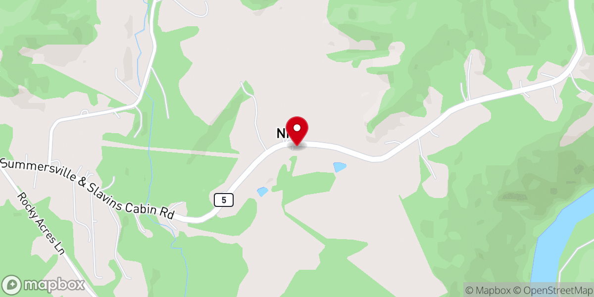 Map showing location of Nope chapel