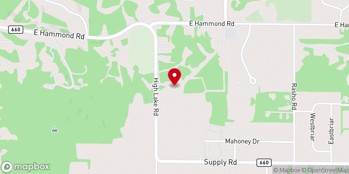 Map showing location of Pine Hall