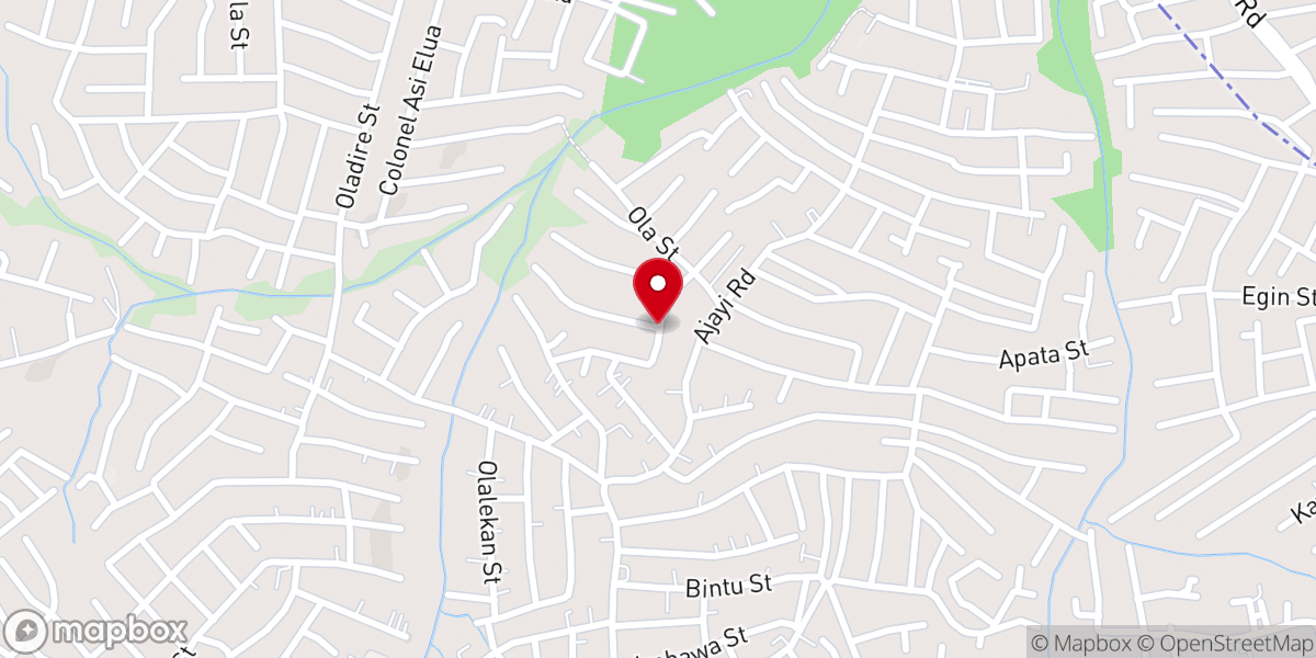 Map showing location of Mountain of Fire and Miracles Ministries, Oke-Ira, Ogba