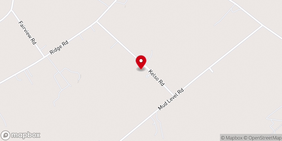 Map showing location of Hickory Grove Mennonite Church (Weaverland Conf.)