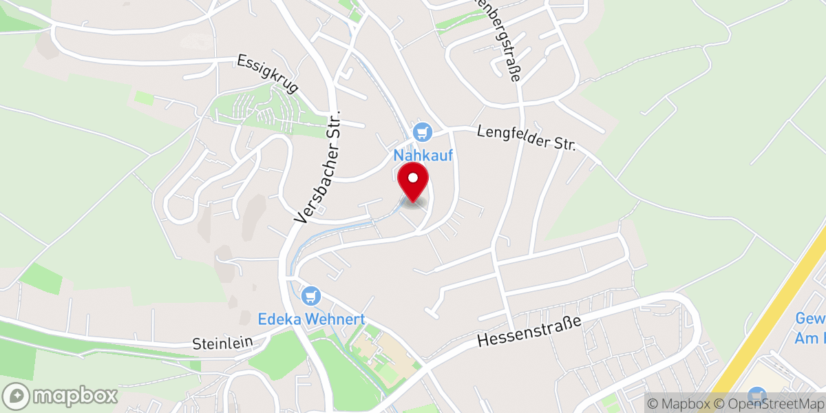 Map showing location of Evang.-Luth. Pfarramt Würzburg-Hoffnungskirche