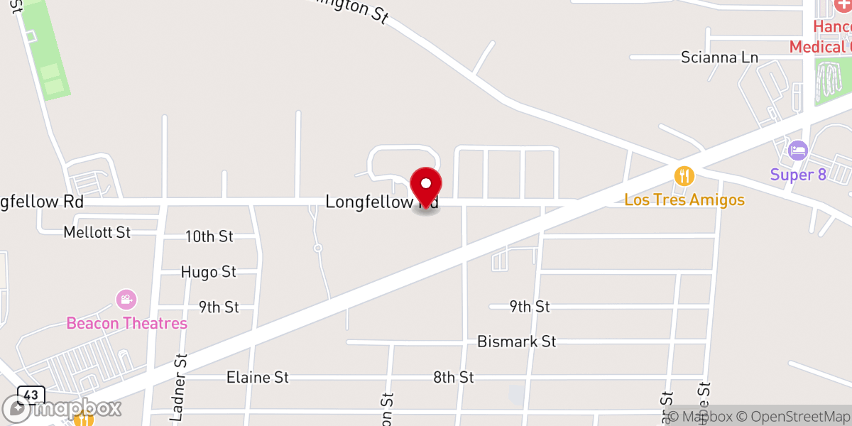 Map showing location of The King's Kitchen