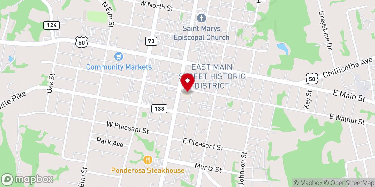 Map showing location of St Mary Catholic School