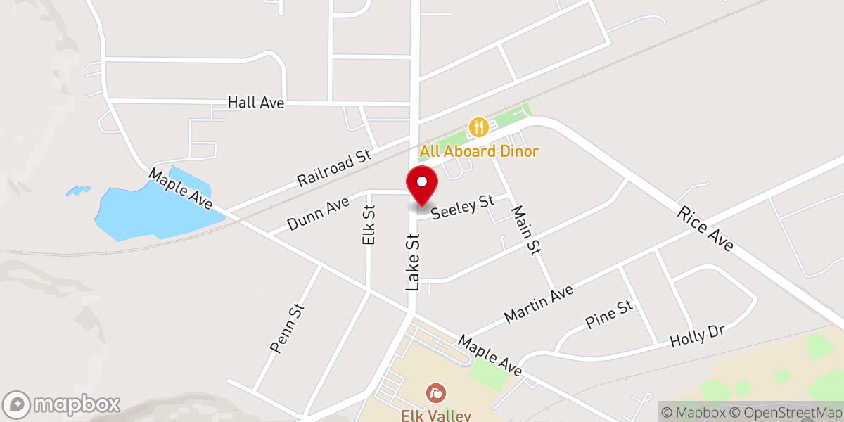 Map showing location of Lake City Presbyterian Church
