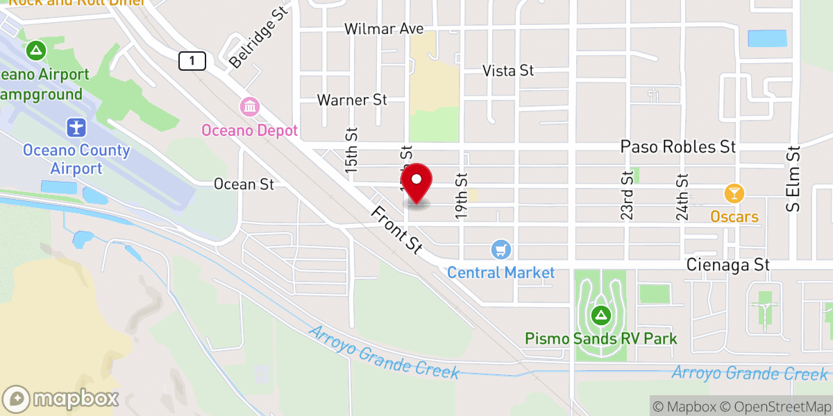 Map showing location of Saint Francis of Assisi Catholic Church