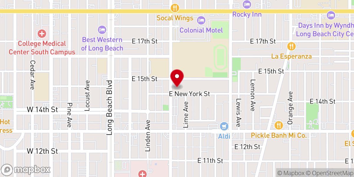 Map showing location of First Jurisdiction Southern