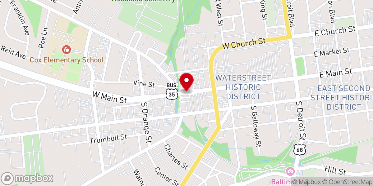 Map showing location of Strong Tower Christian Media