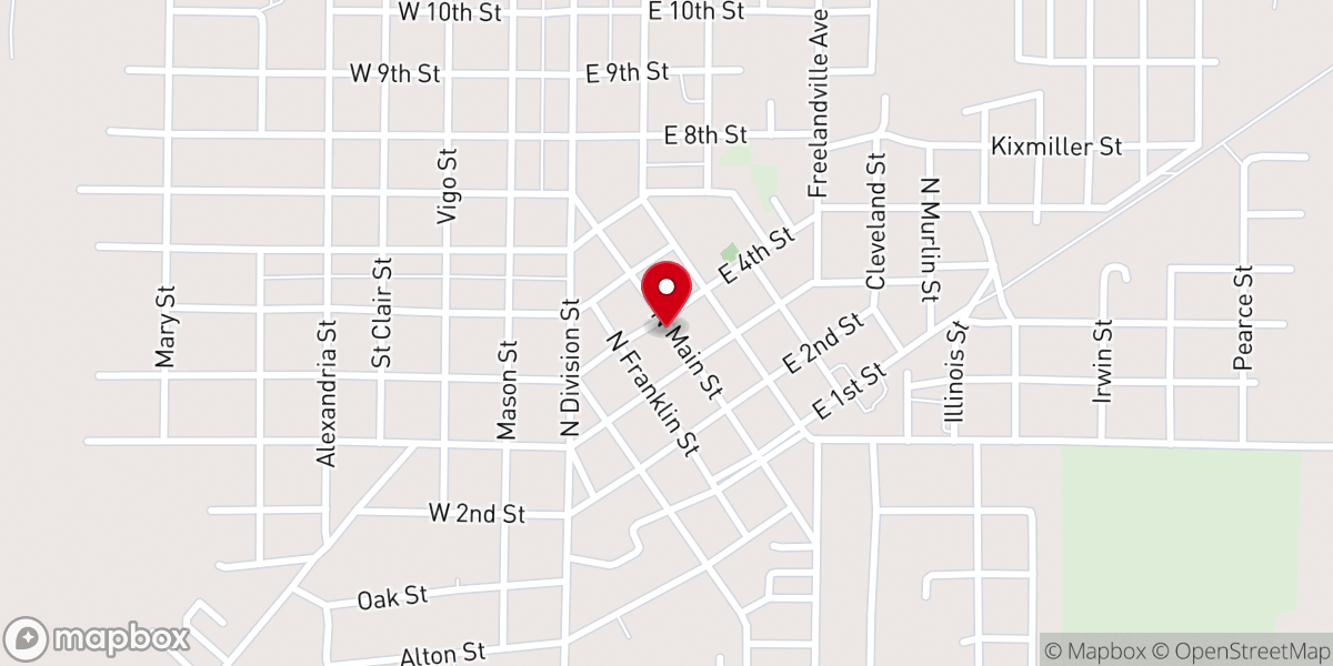 Map showing location of Connect Church on Main