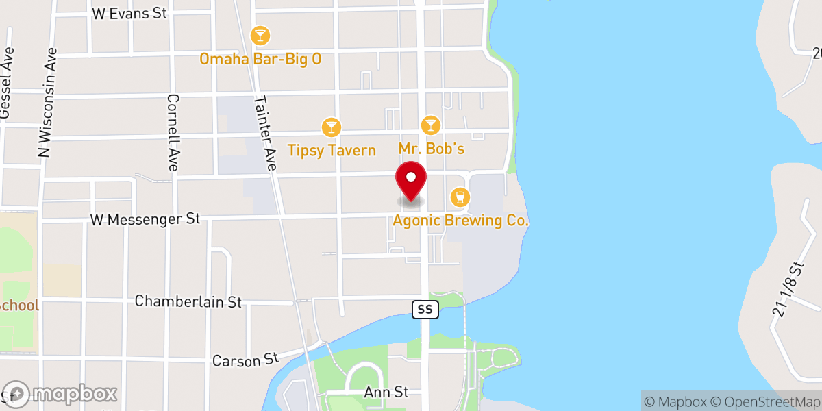 Map showing location of Moongate Gifts & Antiques