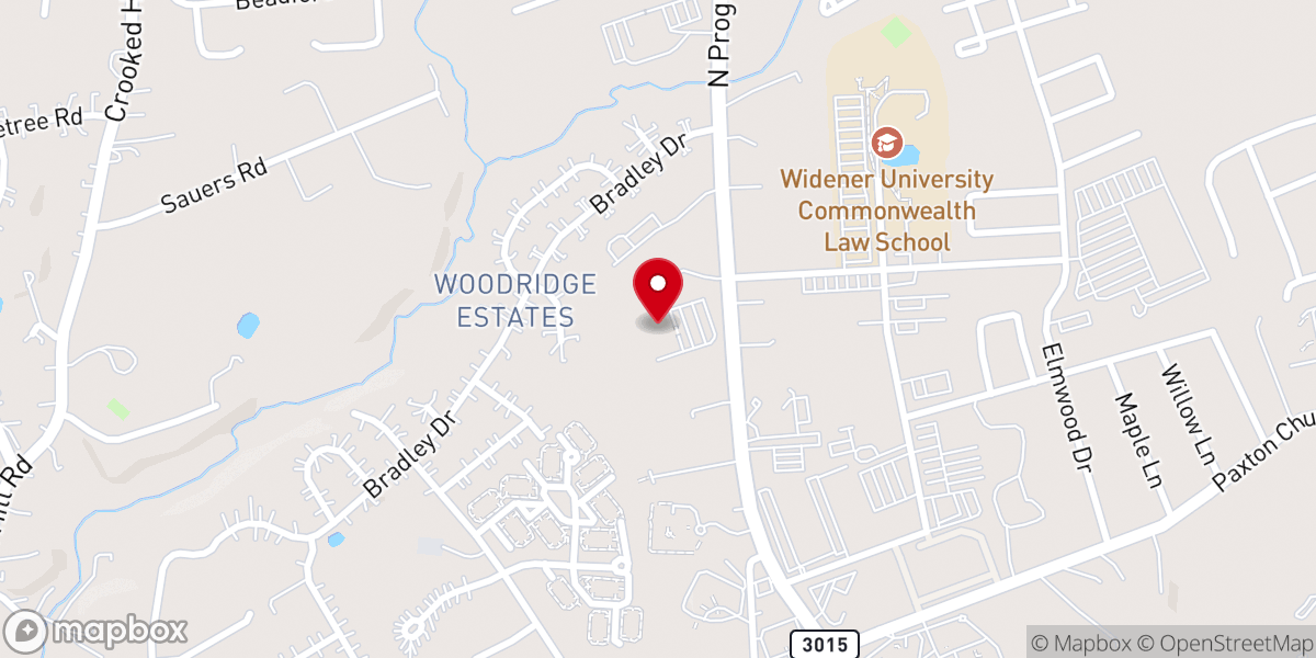 Map showing location of Word of Grace Ministries