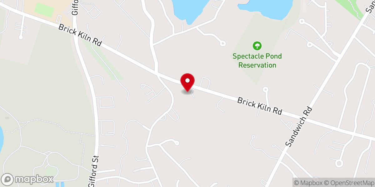 Map showing location of Falmouth Church Of-Nazarene