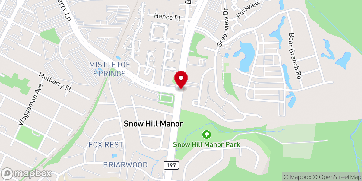 Map showing location of Spread the Word Ministries of Laurel Inc