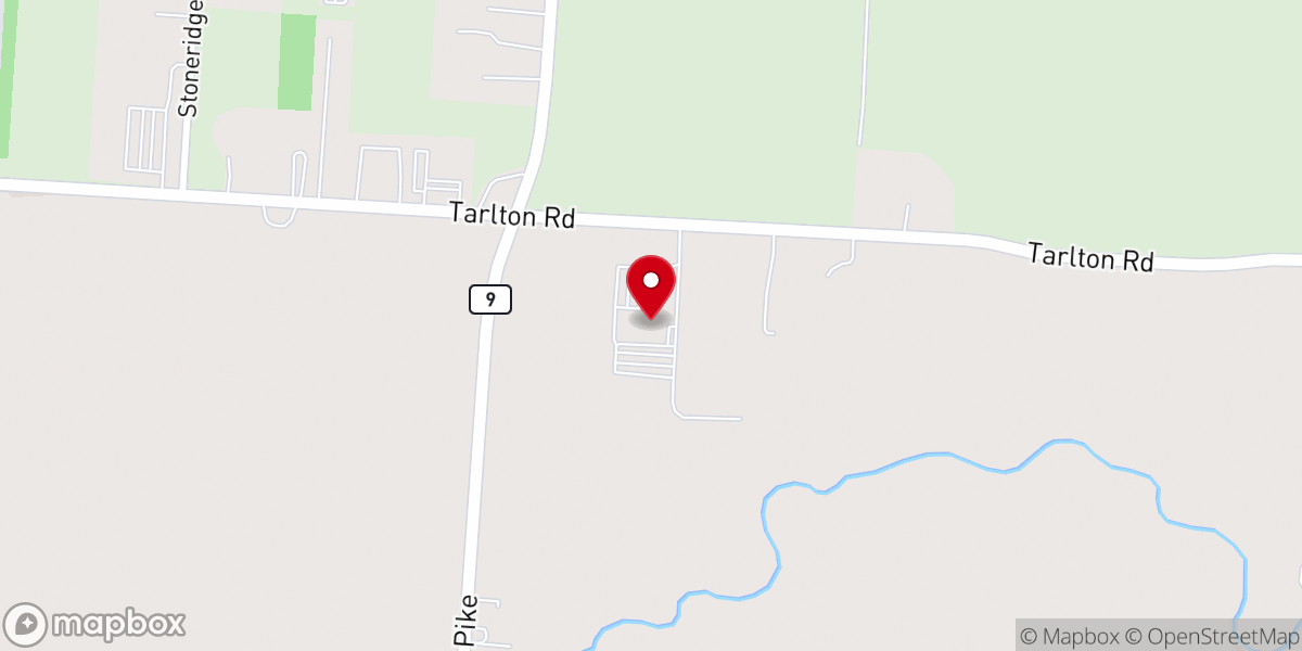 Map showing location of Crossroads Church