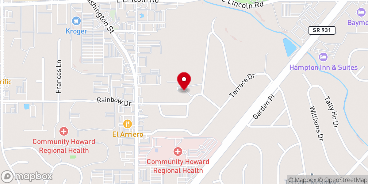 Map showing location of New Testament Apostolic Church
