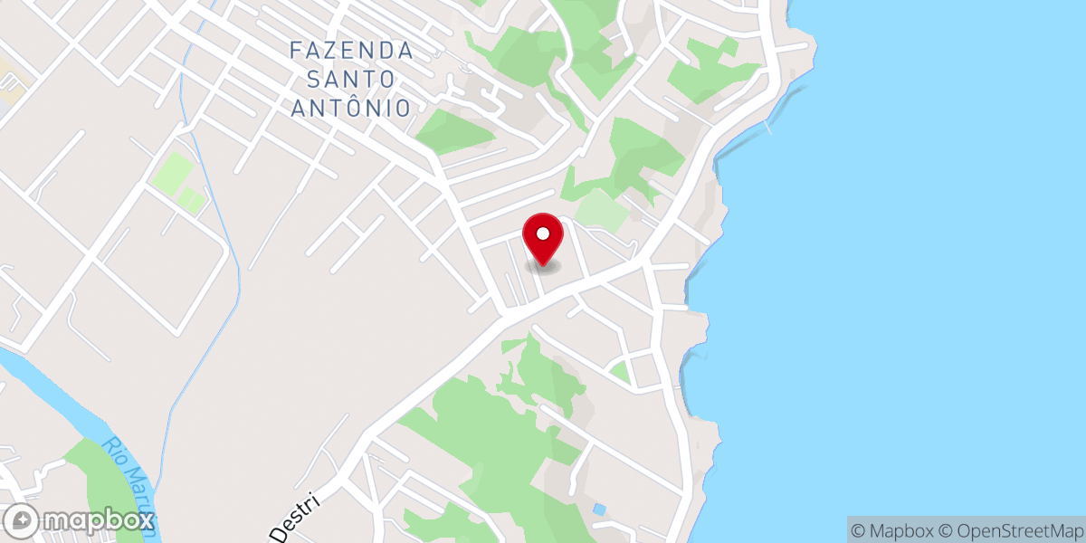 Map showing location of IPUB São José - Igreja Pentecostal Unida do Brasil - Sede SC