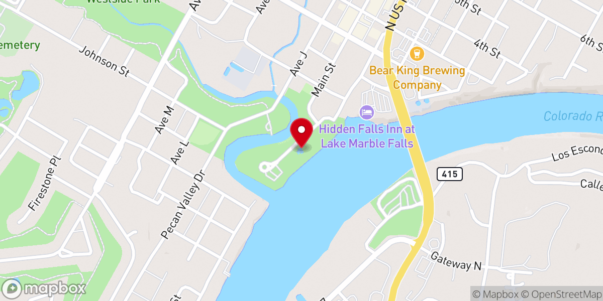 Map showing location of Lakeside Pavilion