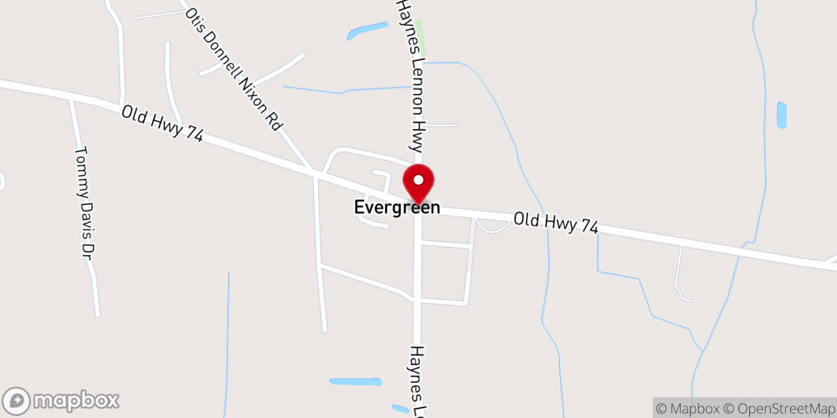 Map showing location of Talented Voices