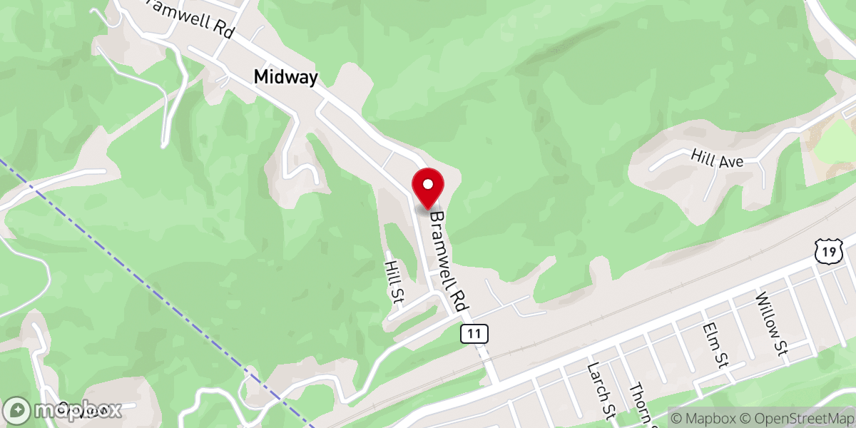 Map showing location of Living Water Fellowship