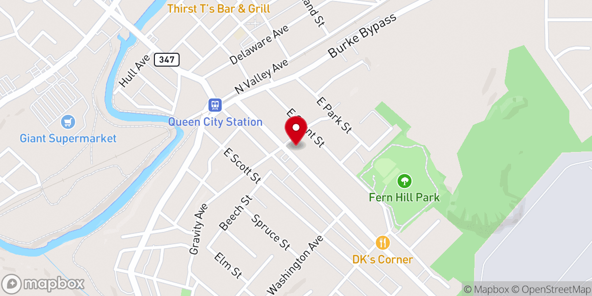 Map showing location of St Nicholas Rectory