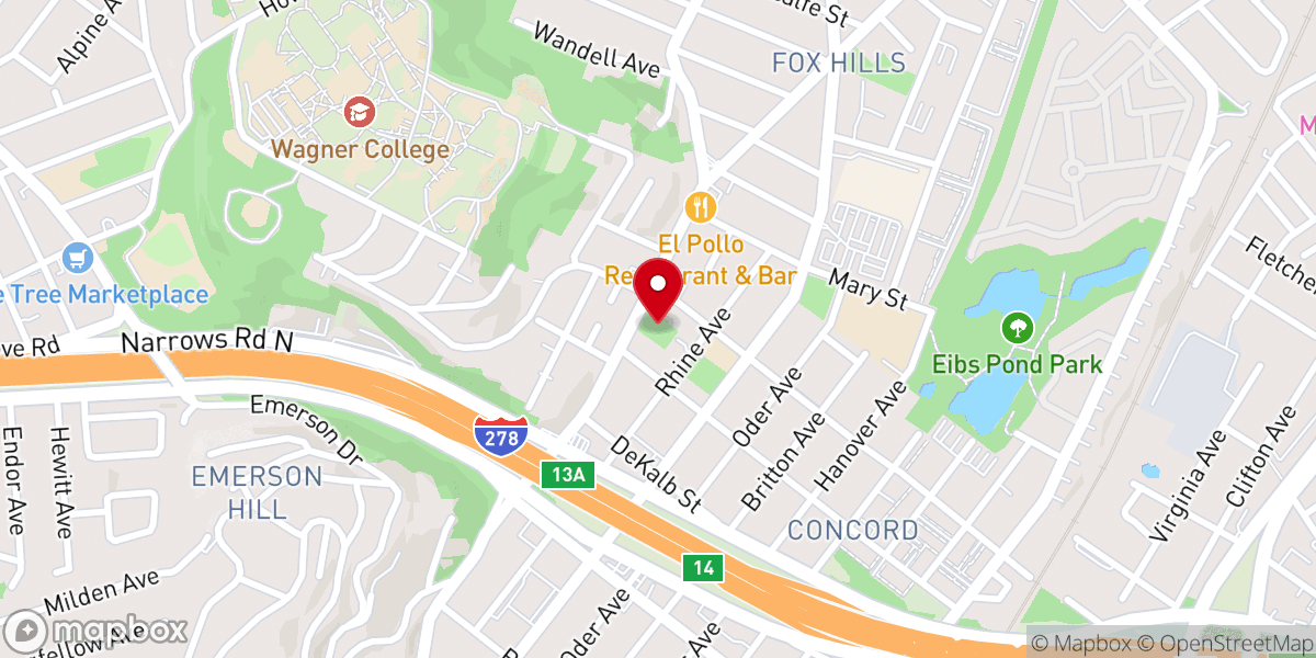 Map showing location of Maple Woods