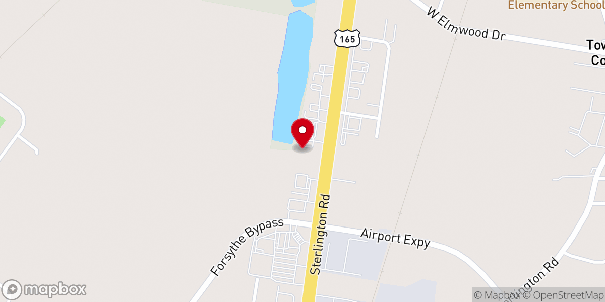 Map showing location of The House Church