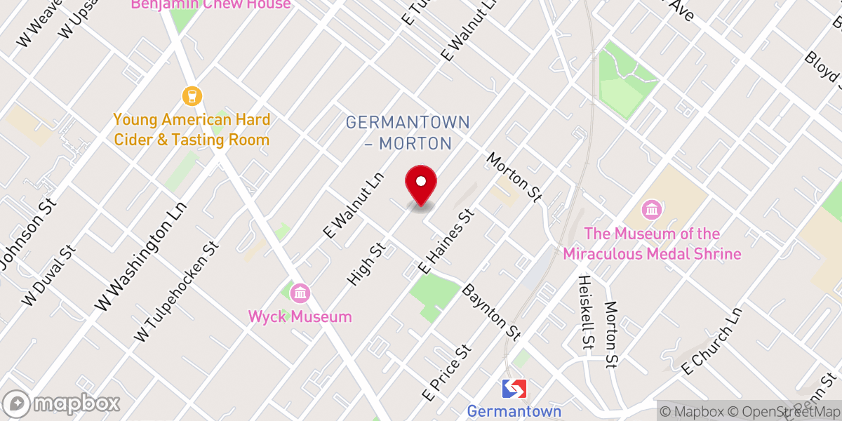 Map showing location of High Street Church of God