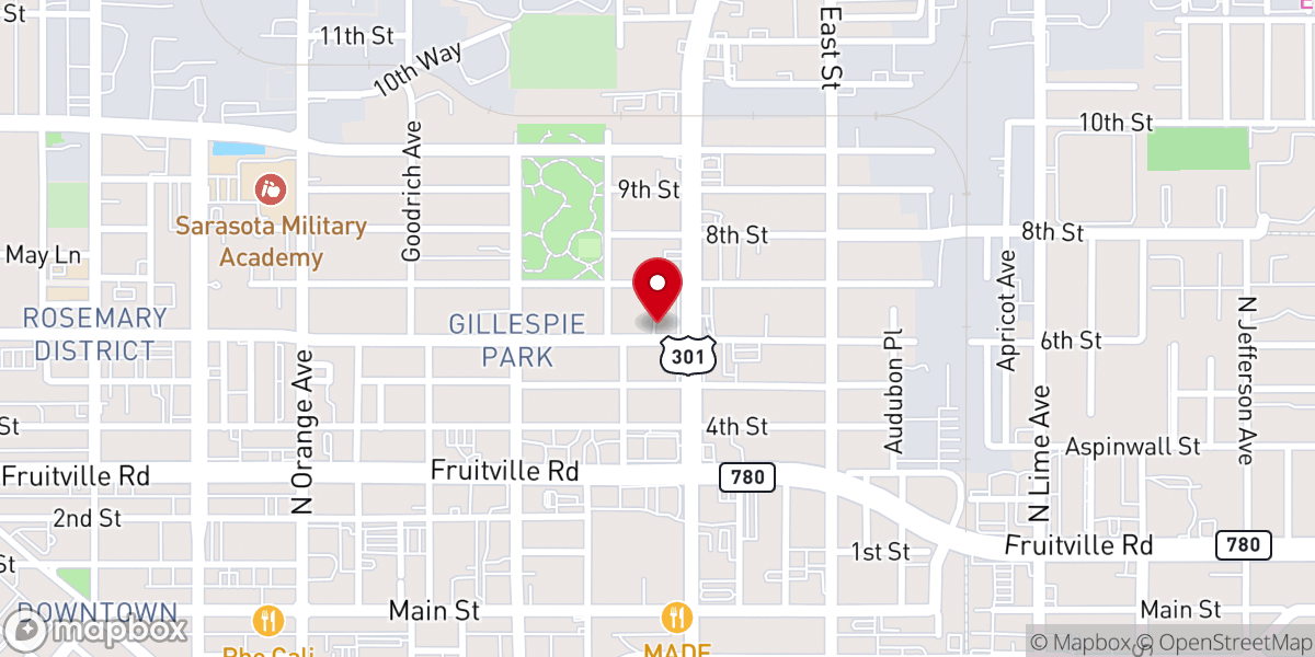 Map showing location of Igreja Assembleia Deus