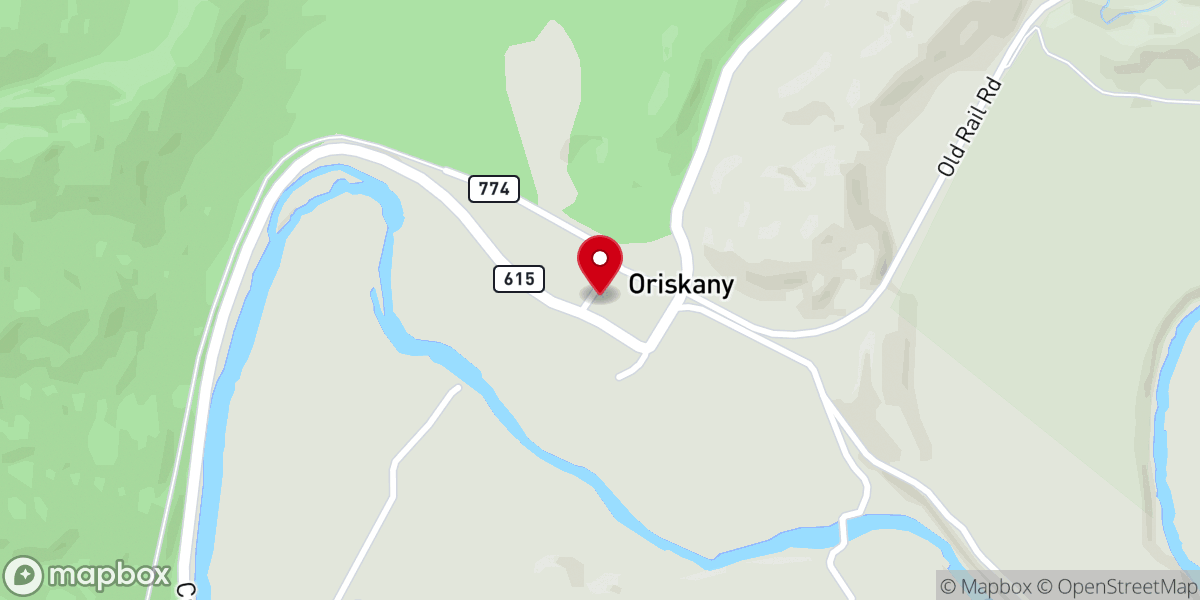 Map showing location of King Memorial Community Church