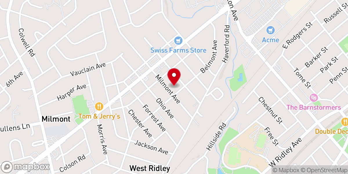 Map showing location of Our Lady of Peace Roman Catholic Church