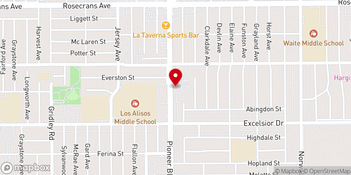 Map showing location of Gods Grace Church