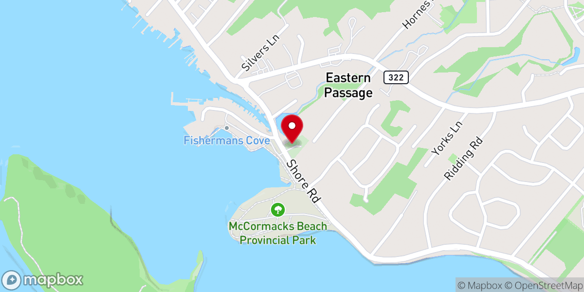 Map showing location of St Andrew's Catholic Church