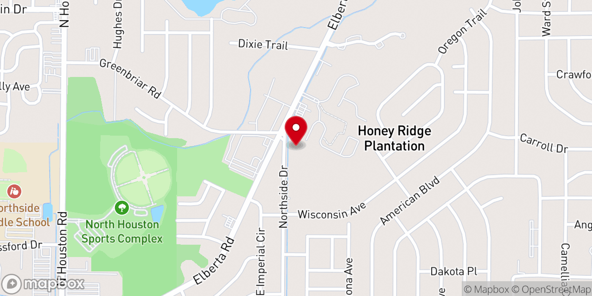Map showing location of Grace Fellowship Church