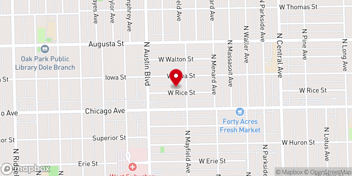 Map showing location of Overcomer Church of God in Christ