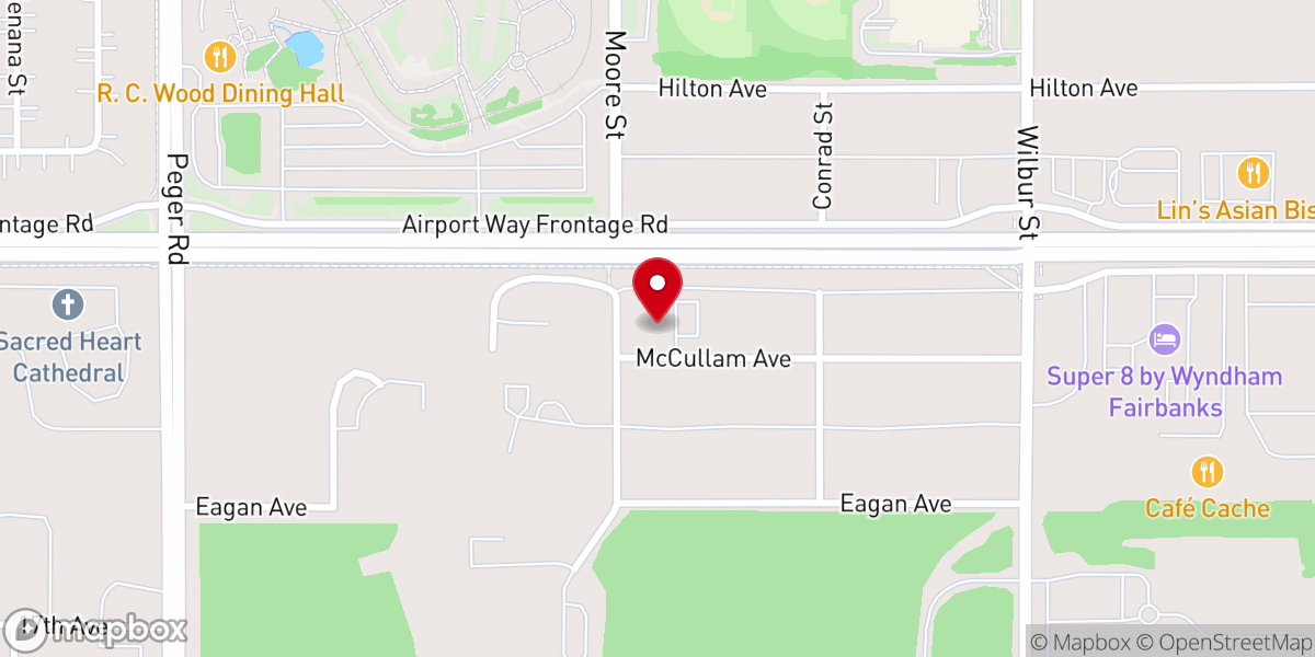 Map showing location of Community Covenant Church