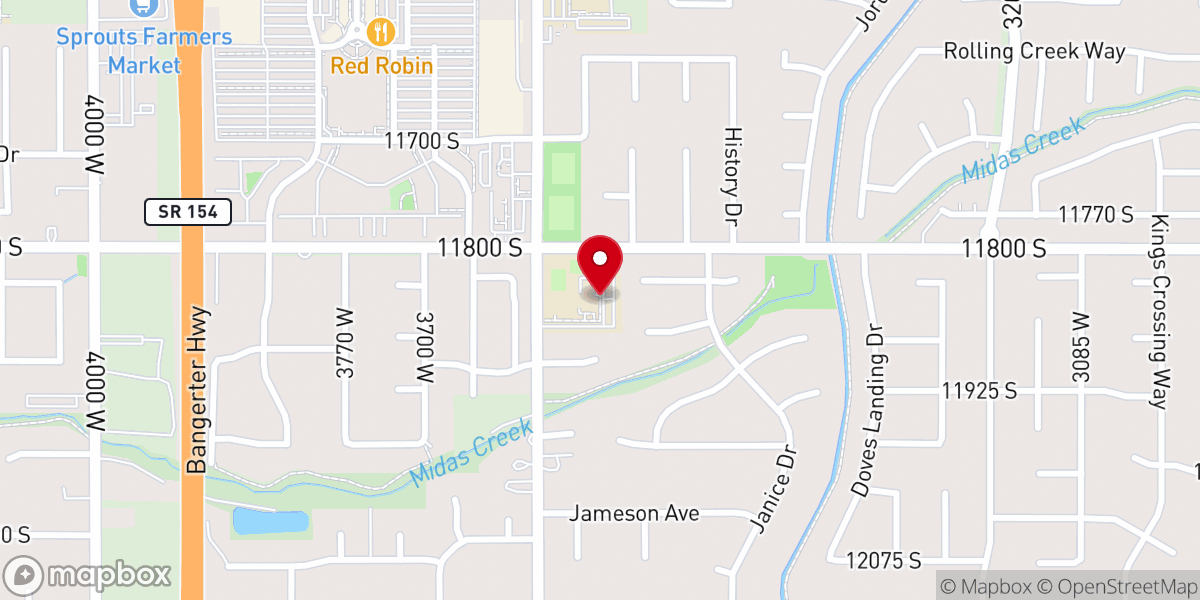 Map showing location of Saint Andrew Catholic School