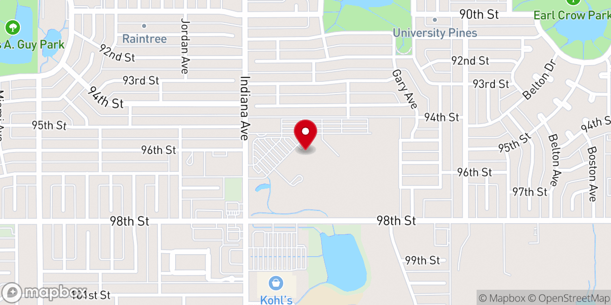 Map showing location of Indiana Avenue Baptist Church